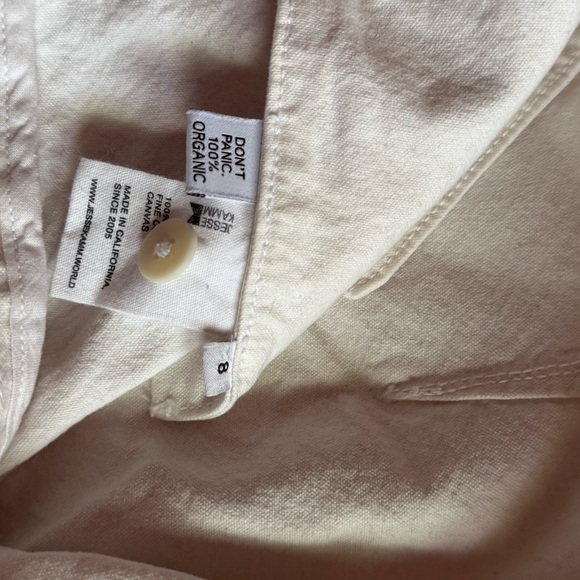 JESSE KAMM - Wide Leg Sailor Pants - White - Size 8 - Picture 4 of 8